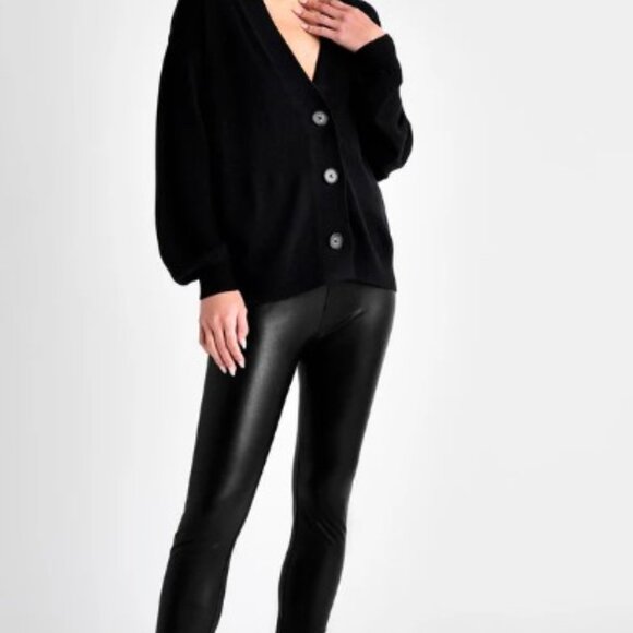 Splendid Vegan Leather Leggings - Picture 2 of 2